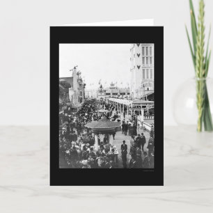 Cartão Dreamland, Coney Island, New York City 1912