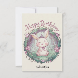 Cartão Dreamods Woods Bunny Digital Birthday