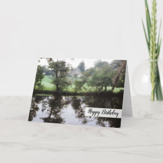 Cartão Dreamy Happy Birthday, Princesa Castelo de Scenery