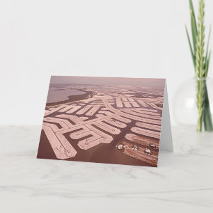 Cartão Dredging the Island, Marco Island, Florida, 1970s