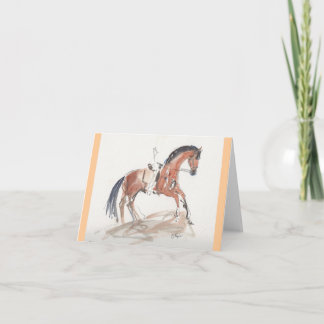 Cartão Dressage Note Card