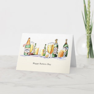Cartão drinks Father's Day Card