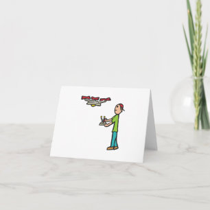 Cartão Drone Flying