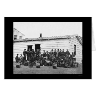 Cartão Drummers at Leisure in Washington, DC 1865