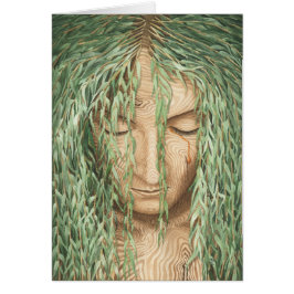 Cartão Dryad Weeping Willow card