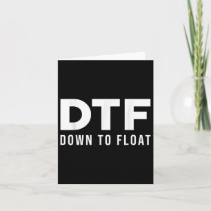 Cartão Dtf Abaixo Até Flutuar - Viagem Fluvial Do Rio De