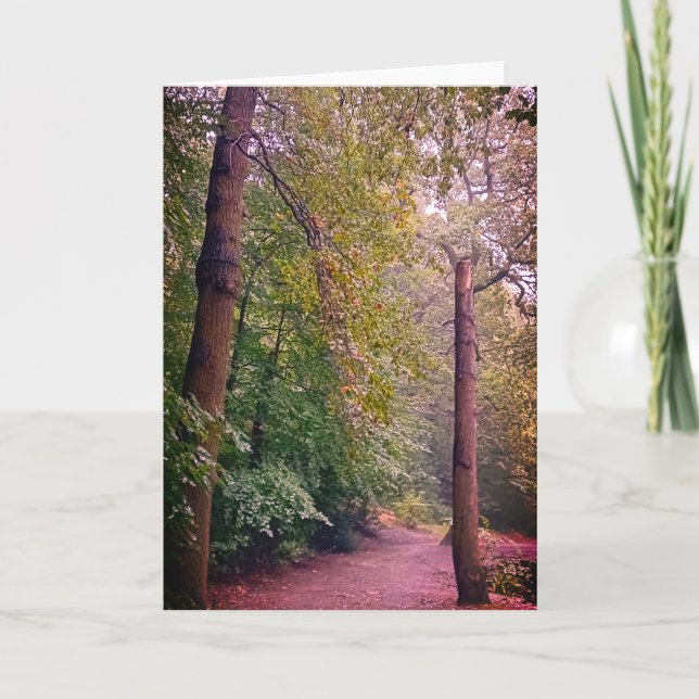 Cartão Duas árvores (Frente)