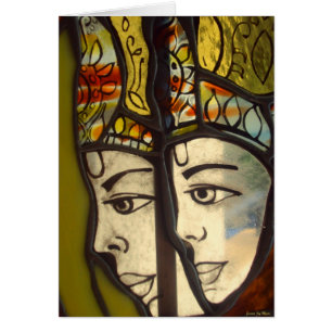 Cartão Duas caras de Brahma