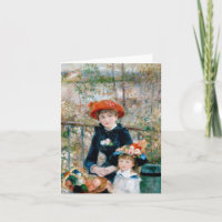 Duas Irmãs - Pintura Impressionista Renoir