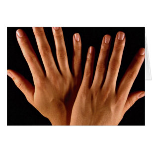Cartão Duas mãos cruzadas