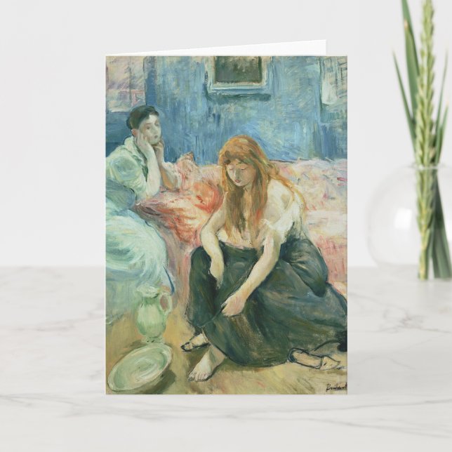 Cartão Duas Meninas | Berthe Morisot (Frente)