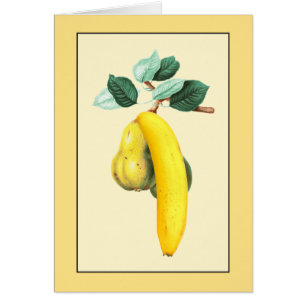 Cartão Duas Peras e uma Banana