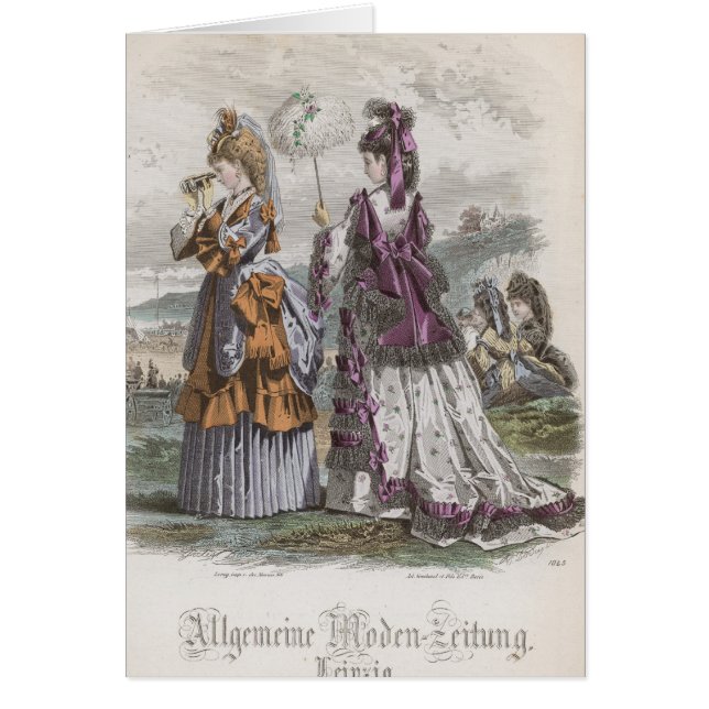 Cartão Duas senhoras (Frente)