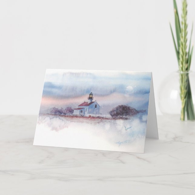 CARTÃO DUAS VEZES NO VELHO PT. LOMA LIGHTHOUSE, SAN DIEGO (Frente)