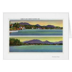 Cartão Duas Visões da Flor do Lago