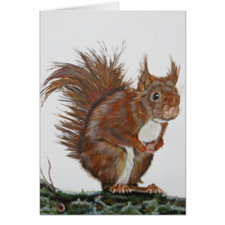 Cartão Dubbele kaart Eekhoorn.