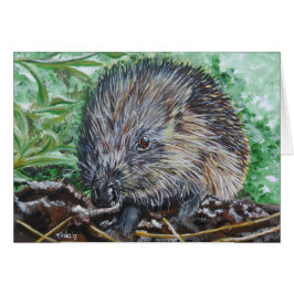 Cartão Dubbele kaart Egel.