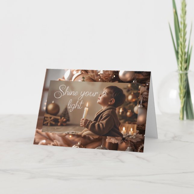 Cartão Dubbele kerst wenskaart (Frente)