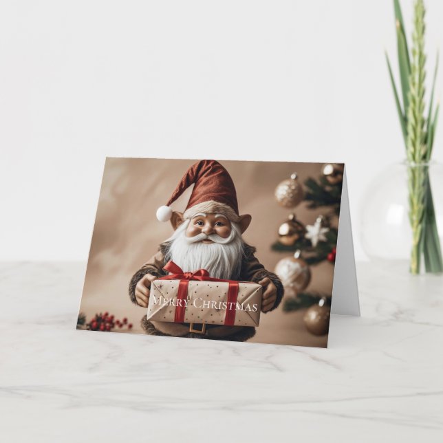 Cartão Dubbele wenskaart kerst (Frente)