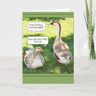 Cartão Duck and Goose Mother's Day Card