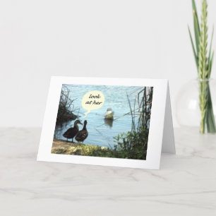 CARTÃO DUCK HUMOR=NÃO DEIXE/ESQUEÇA O NOSSO GRUPO