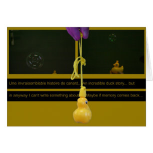 Cartão Duck Story ou historial invasível