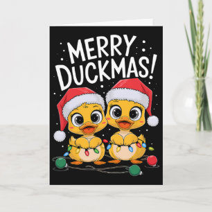 Cartão Duckmas Feliz de Natal Duckmas Luzes de Fada
