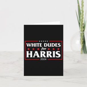 Cartão Dudes Para Harris-kamala 2024