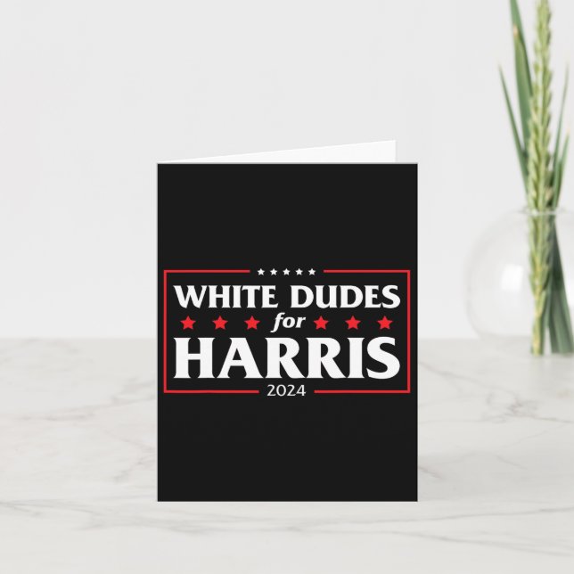 Cartão Dudes Para Harris-kamala 2024 (Frente)