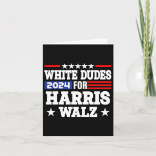 Cartão Dudes Para Kamala Harris E Waltz WAlzheimer 2024
