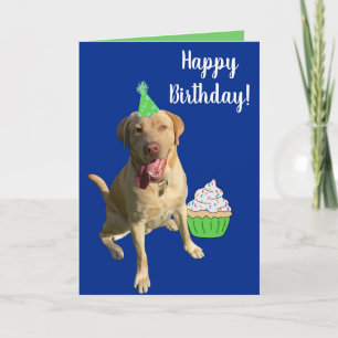 Cartão Dudley Labrador Birthday