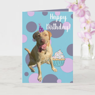 Cartão Dudley Labrador Birthday