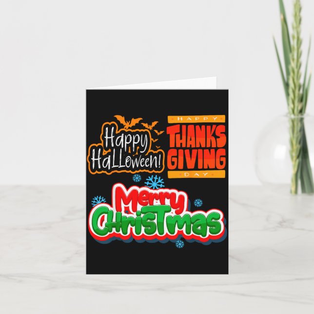 Cartão Due To Inflation This Is My Halloween Thanksgiving (Frente)