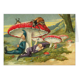 Cartão Duendes sonolentos