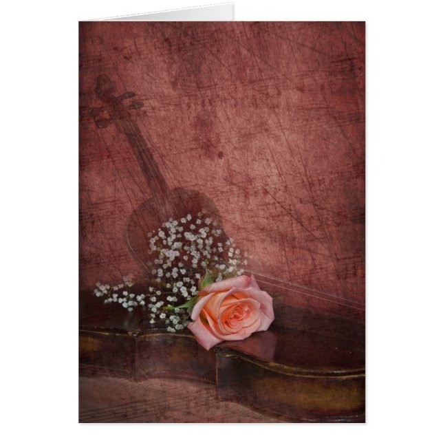 Cartão Dueto de Música (Frente)