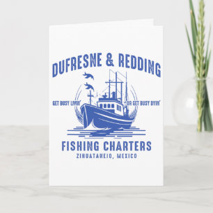 Cartão Dufresne e Redding Fishing Charters Apaixonado