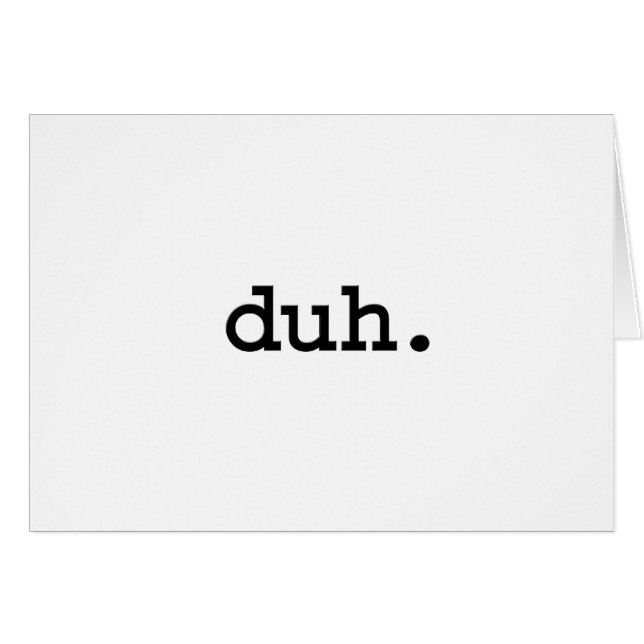 Cartão duh. (Frente Horizontal)
