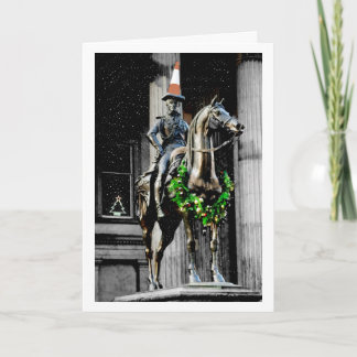 Cartão Duke of Wellington Glasgow Christmas