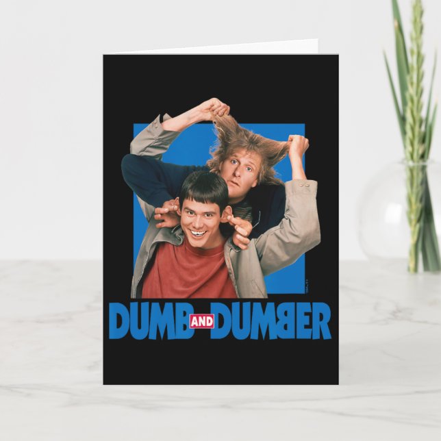 Cartão Dumb E Dumber - Lloyd Christmas E Harry Dunne (Frente)