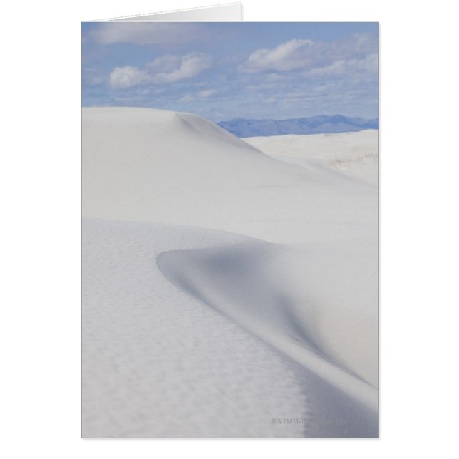 Cartão Dunas de Areia do Deserto (Frente)
