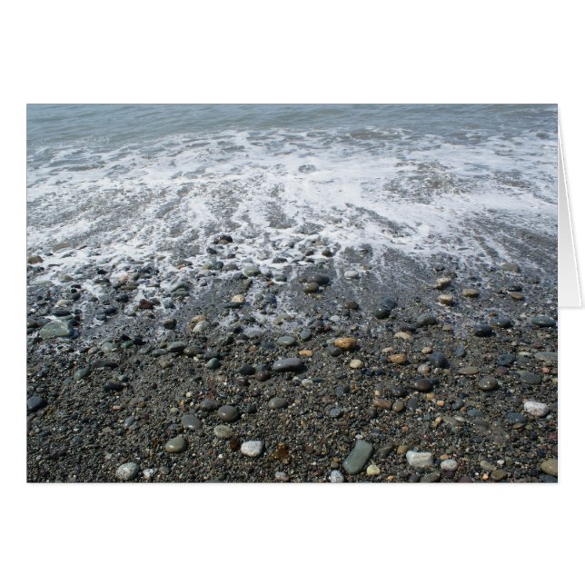 Cartão Dungeness Rocks (Frente horizontal)