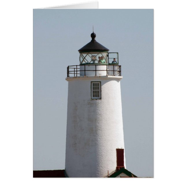 Cartão Dungeness Spit Lighthouse em Sequim, WA (Frente)
