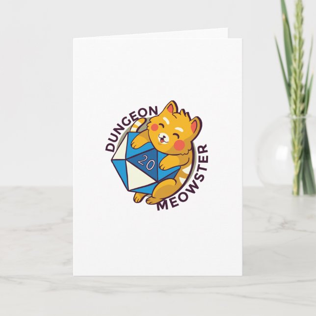 Cartão Dungeon meowster (Frente)