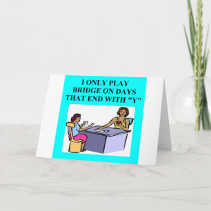 Cartão duplicate bridge player design