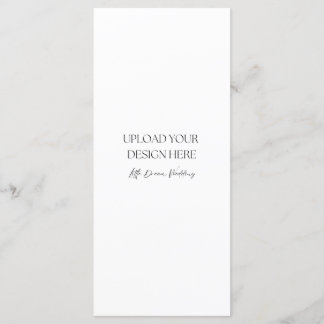 Cartão duplo lado a lado Semi-Brillo 4 x 9 polegad