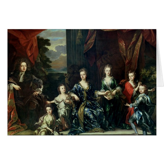 Cartão Duque de John Churchill ø de Marlborough (Frente Horizontal)