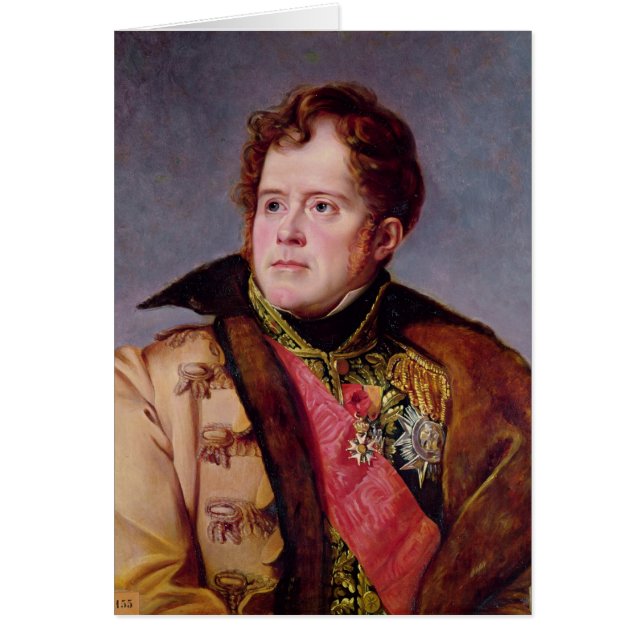 Cartão Duque de Michel Ney do marechal de Elchingen, (Frente)