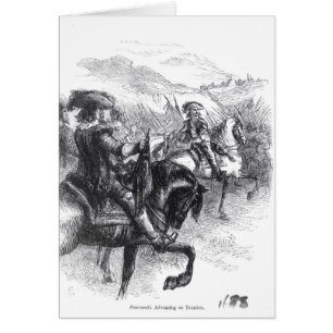 Cartão Duque de Monmouth que avança em Taunton