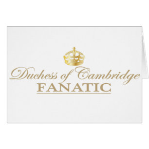 Cartão Duquesa do fanático de Cambridge
