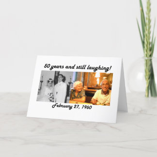 Cartão Duran 50th greeting card